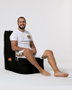 Atelier Del Sofa Puf de Jardín Diamond - Negro